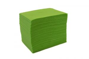 Skládané lékařské ubrousky s fólií 33x48 - 50ks zelené