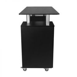 Kosmetický stolek GLASS 317 černý